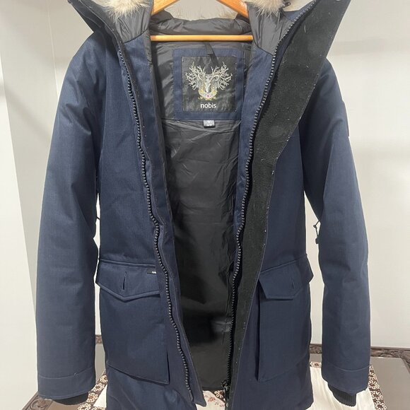 XS Nobis "Yves" Men's Parka - Navy | With Box, New - Picture 1 of 16